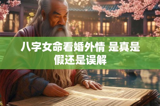八字女命看婚外情 是真是假还是误解