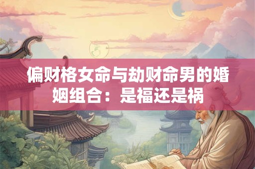 偏财格女命与劫财命男的婚姻组合:是福还是祸 偏财格女命与劫财命男的婚姻组合:是福还是祸