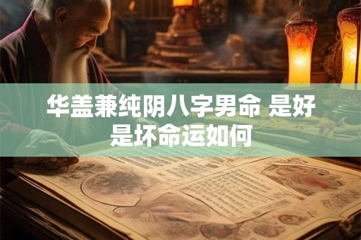 华盖兼纯阴八字男命 是好是坏命运如何