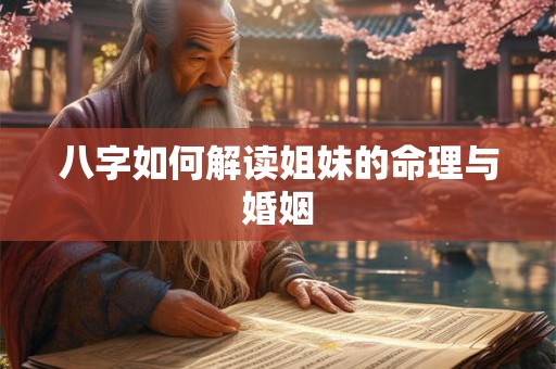 八字如何解读姐妹的命理与婚姻