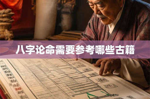 八字论命需要参考哪些古籍