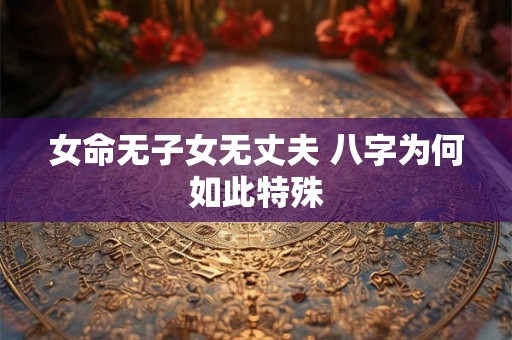 女命无子女无丈夫 八字为何如此特殊