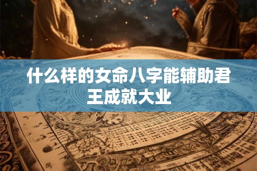 什么样的女命八字能辅助君王成就大业