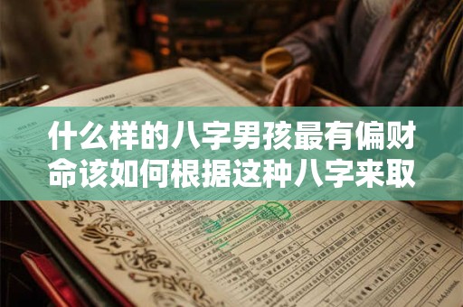 什么样的八字男孩最有偏财命该如何根据这种八字来取名