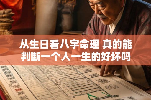 从生日看八字命理 真的能判断一个人一生的好坏吗