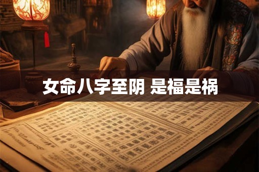 女命八字至阴 是福是祸