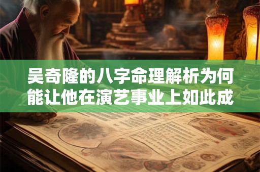吴奇隆的八字命理解析为何能让他在演艺事业上如此成功