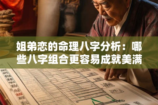 姐弟恋的命理八字分析：哪些八字组合更容易成就美满姻缘