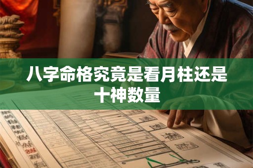 八字命格究竟是看月柱还是十神数量