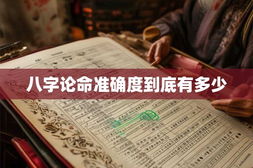 八字论命准确度到底有多少