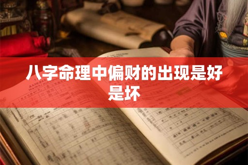 八字命理中偏财的出现是好是坏
