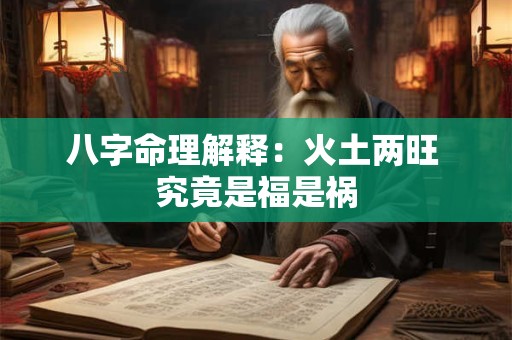 八字命理解释：火土两旺 究竟是福是祸