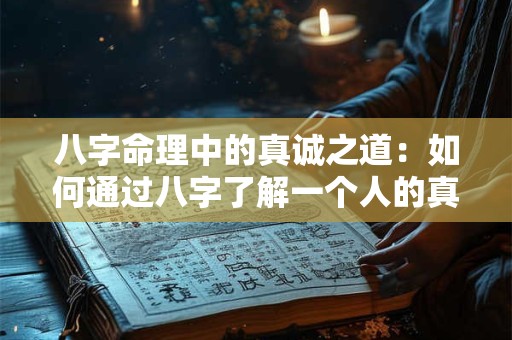 八字命理中的真诚之道：如何通过八字了解一个人的真诚程度