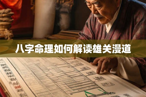 八字命理如何解读雄关漫道