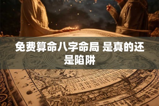 免费算命八字命局 是真的还是陷阱