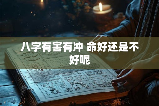 八字有害有冲 命好还是不好呢