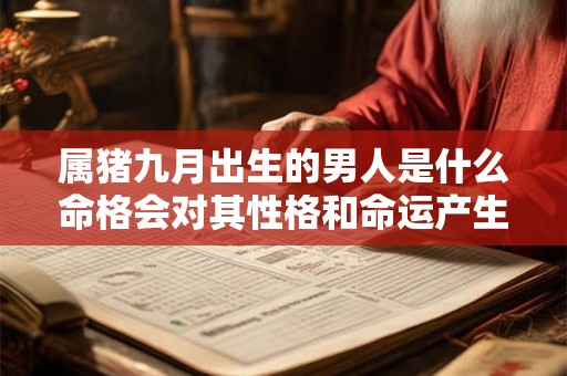 属猪九月出生的男人是什么命格会对其性格和命运产生怎样的影响