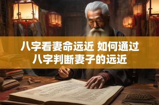 八字看妻命远近 如何通过八字判断妻子的远近