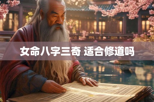 女命八字三奇 适合修道吗