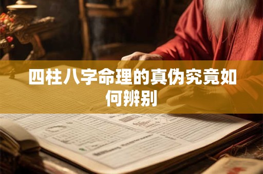 四柱八字命理的真伪究竟如何辨别