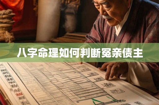 八字命理如何判断冤亲债主