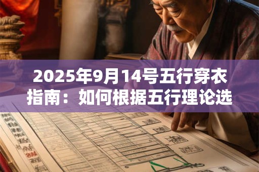 2025年9月14号五行穿衣指南：如何根据五行理论选择幸运色