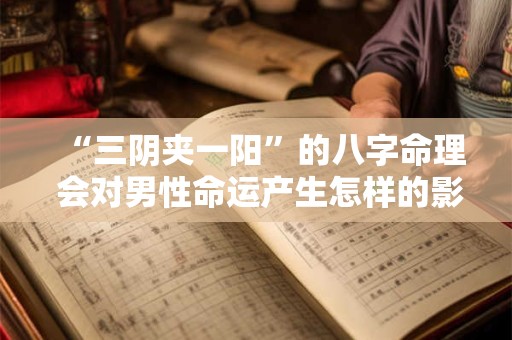 “三阴夹一阳”的八字命理 会对男性命运产生怎样的影响