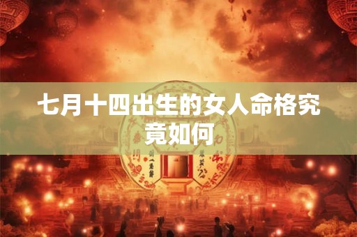 七月十四出生的女人命格究竟如何