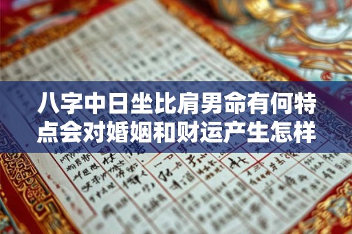 八字中日坐比肩男命有何特点会对婚姻和财运产生怎样的影响