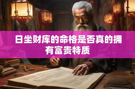 详细阅读:日坐财库的命格是否真的拥有富贵特质 日坐财库的命格是否真的拥有富贵特质
