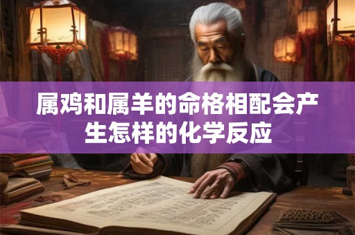 属鸡和属羊的命格相配会产生怎样的化学反应
