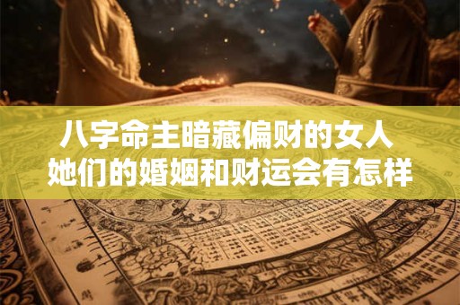 八字命主暗藏偏财的女人 她们的婚姻和财运会有怎样的表现