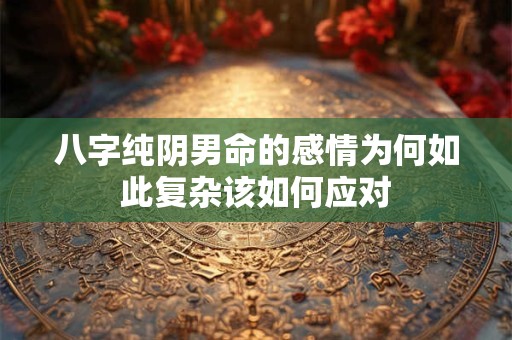 八字纯阴男命的感情为何如此复杂该如何应对