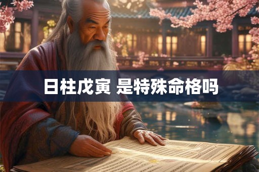 日柱戊寅 是特殊命格吗