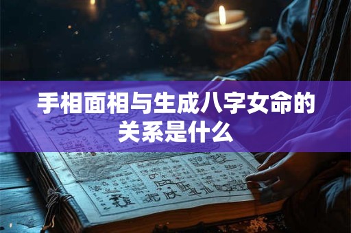 手相面相与生成八字女命的关系是什么