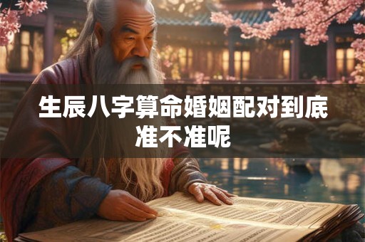生辰八字算命婚姻配对到底准不准呢