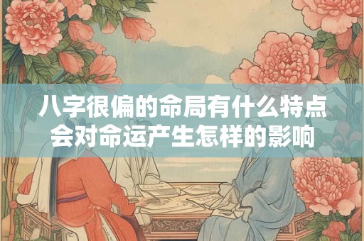 八字很偏的命局有什么特点会对命运产生怎样的影响