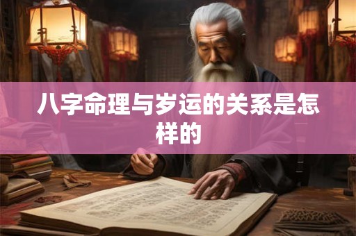 详细阅读:八字命理与岁运的关系是怎样的 八字命理与岁运的关系是怎样的