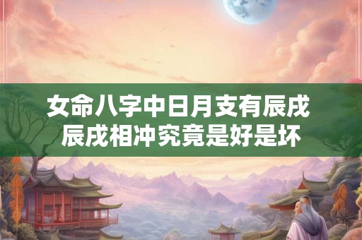 女命八字中日月支有辰戌 辰戌相冲究竟是好是坏