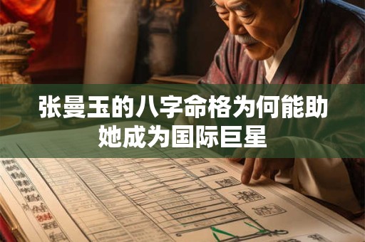 张曼玉的八字命格为何能助她成为国际巨星
