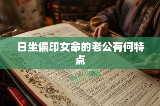 日坐偏印女命的老公有何特点