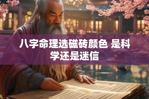 八字命理选磁砖颜色 是科学还是迷信