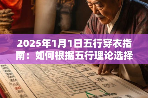 2025年1月1日五行穿衣指南：如何根据五行理论选择幸运颜色