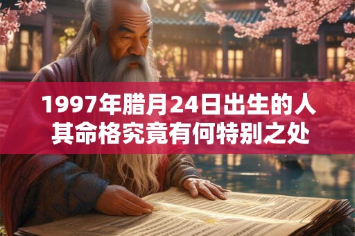 1997年腊月24日出生的人 其命格究竟有何特别之处