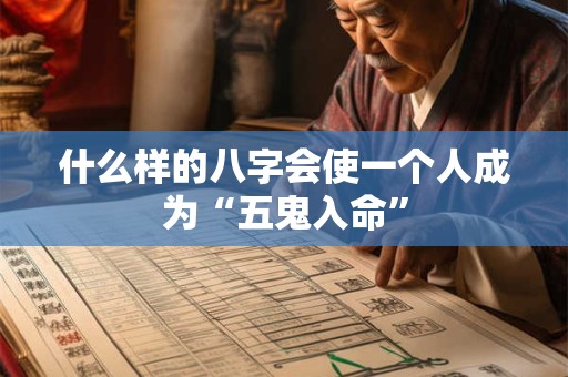 什么样的八字会使一个人成为“五鬼入命” 什么样的八字会使一个人成为“五鬼入命”