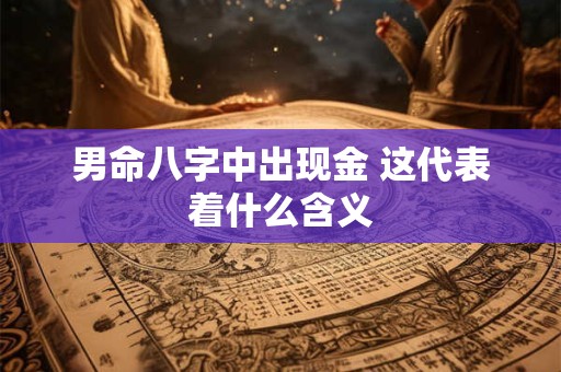 男命八字中出现金 这代表着什么含义