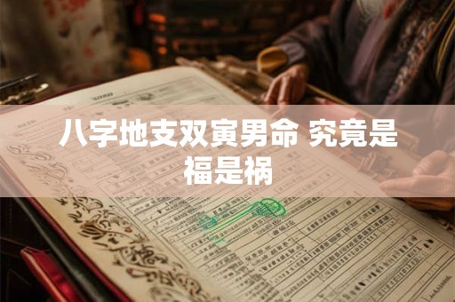 八字地支双寅男命 究竟是福是祸