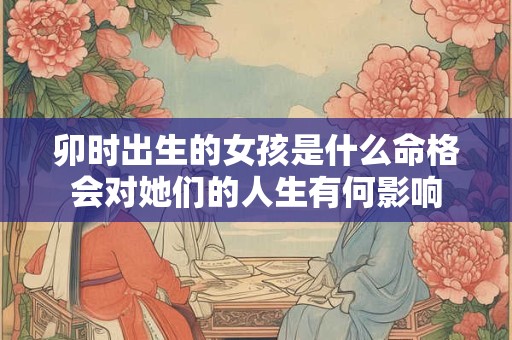 卯时出生的女孩是什么命格会对她们的人生有何影响 卯时出生的女孩是什么命格会对她们的人生有何影响