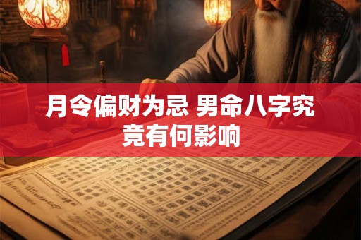 月令偏财为忌 男命八字究竟有何影响