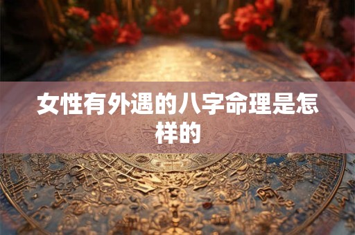 女性有外遇的八字命理是怎样的